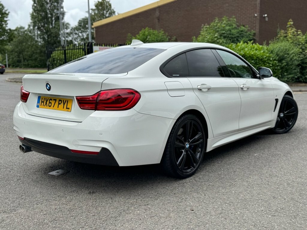 BMW 4 Series Gran Coupe 2L M Sport HX67PYL White #3