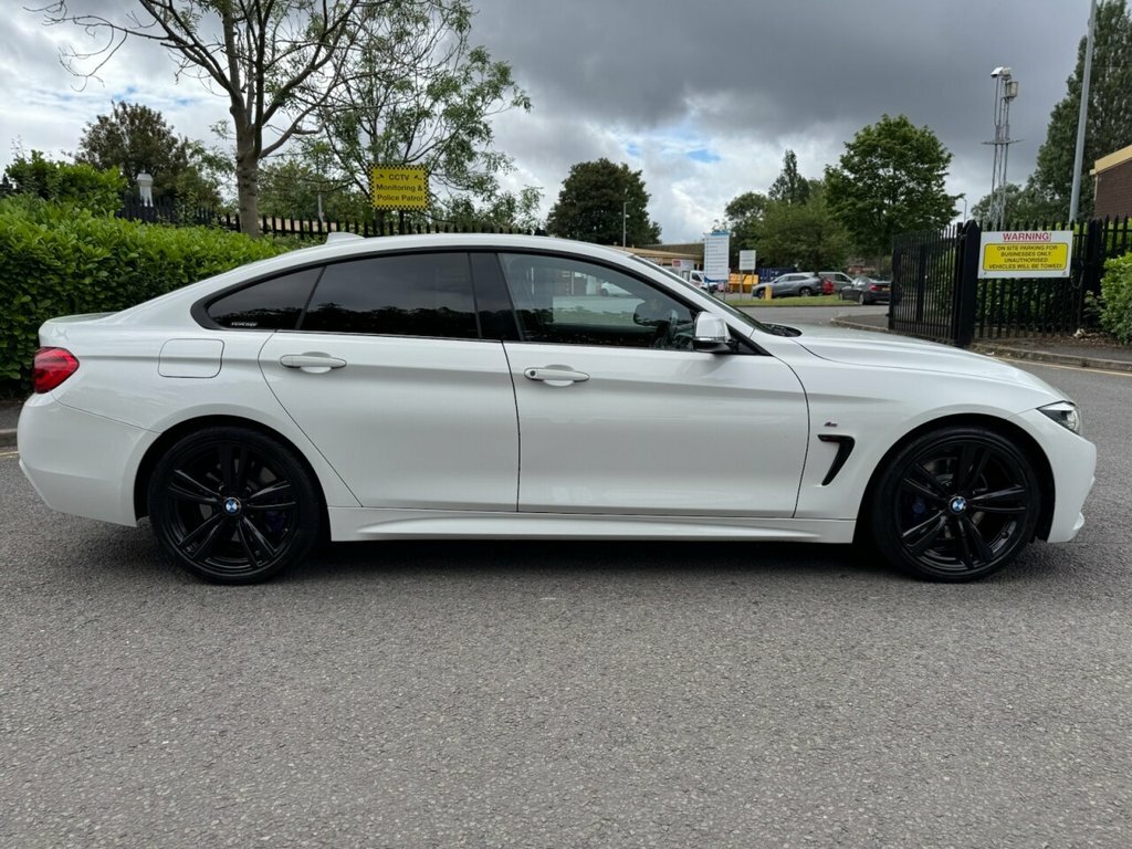 BMW 4 Series Gran Coupe 2L M Sport HX67PYL White #2