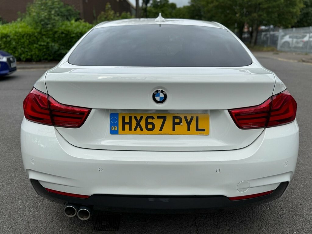 BMW 4 Series Gran Coupe 2L M Sport HX67PYL White #4