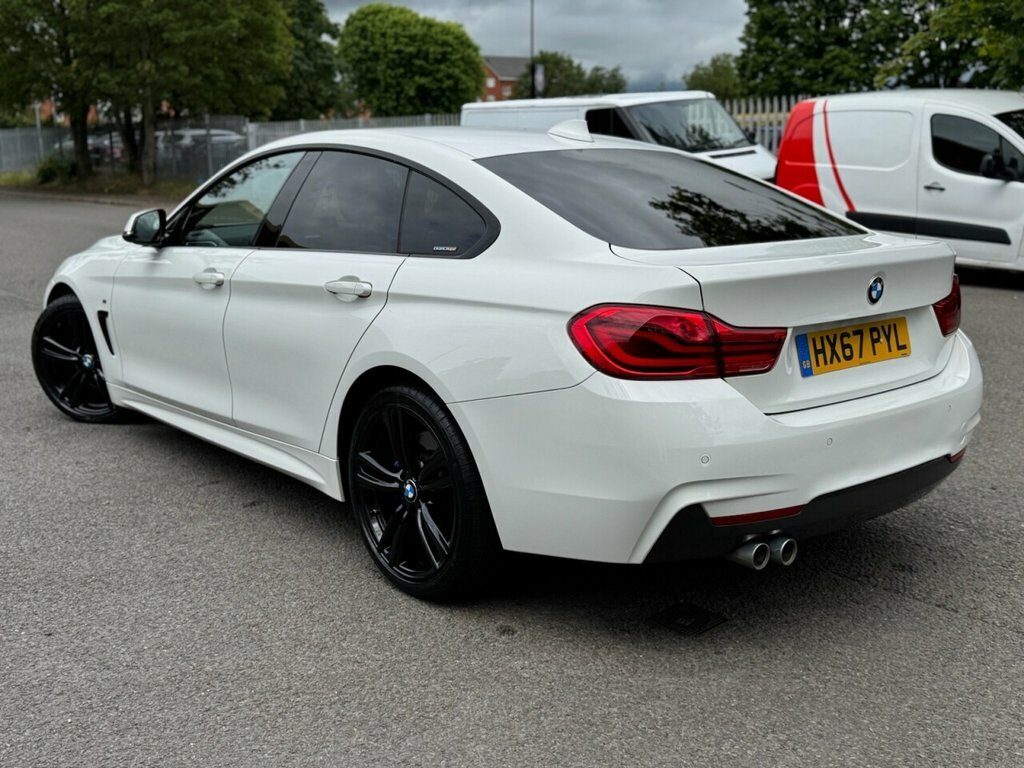 BMW 4 Series Gran Coupe 2L M Sport HX67PYL White #5