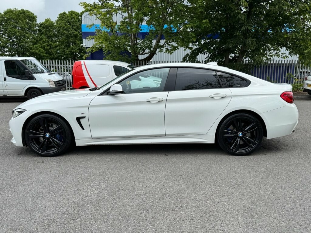 BMW 4 Series Gran Coupe 2L M Sport HX67PYL White #6