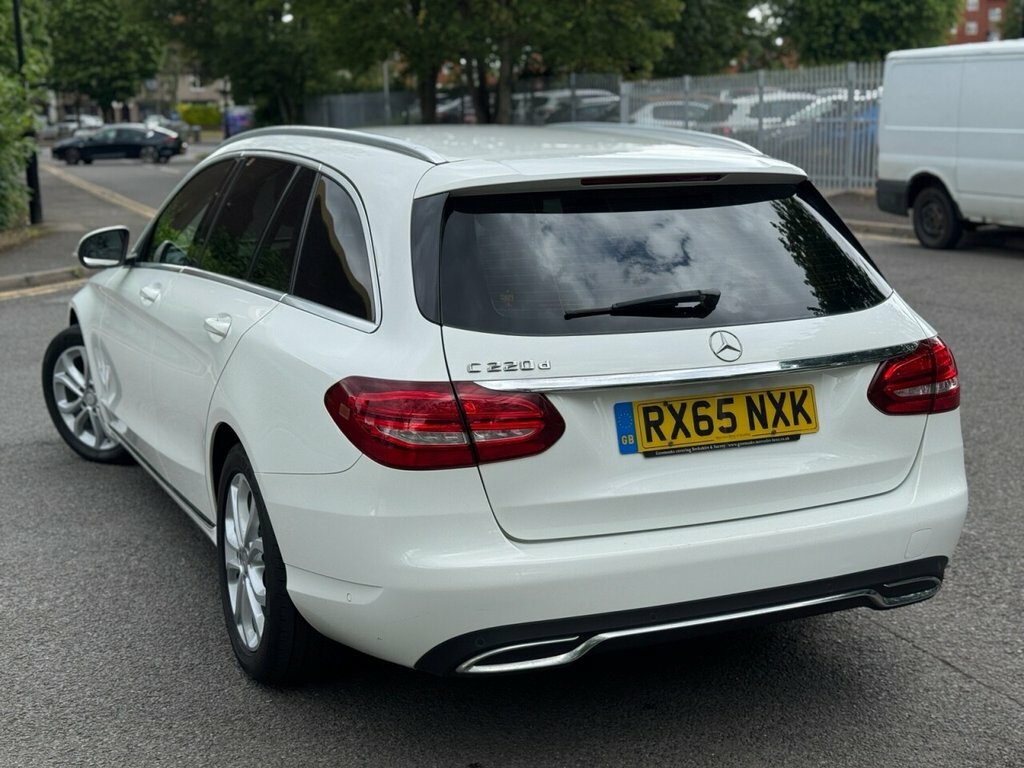 Mercedes-Benz C Class C220d Se Executive White #5