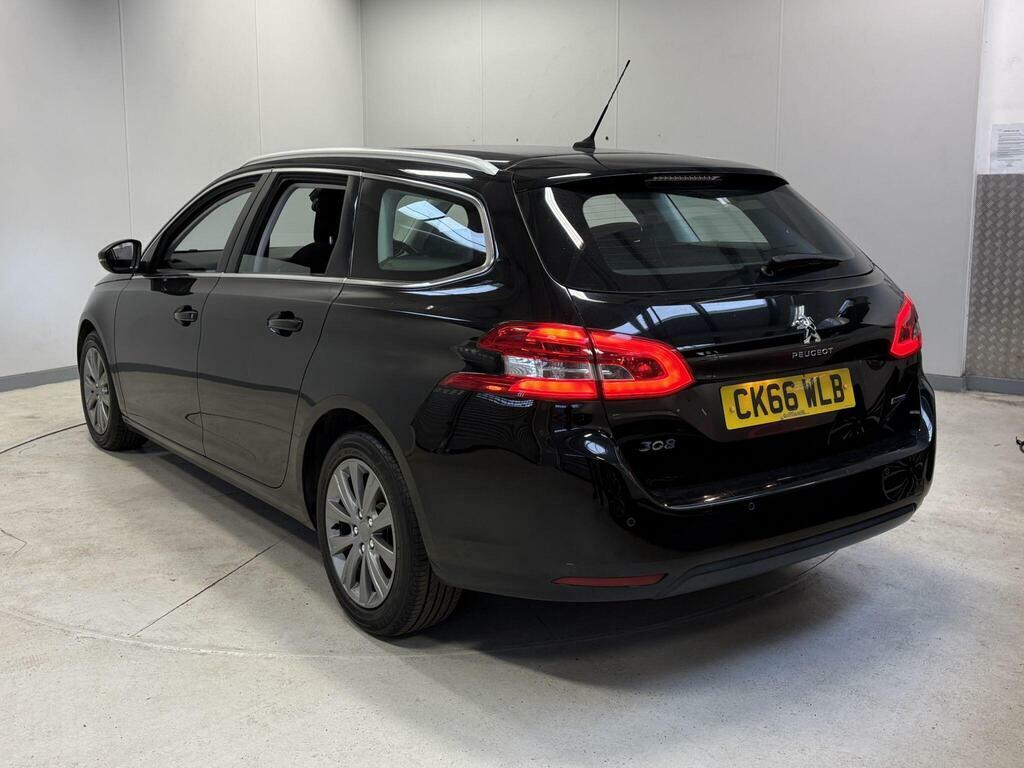 Peugeot 308 SW 1.6 Bluehdi Allure Euro 6 Ss Black #4