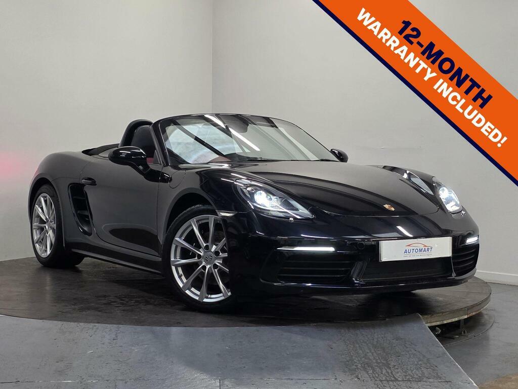 Porsche 718 Boxster 7,193 Deposit 12.4 Representative Apr Hp WO17ZYR Black