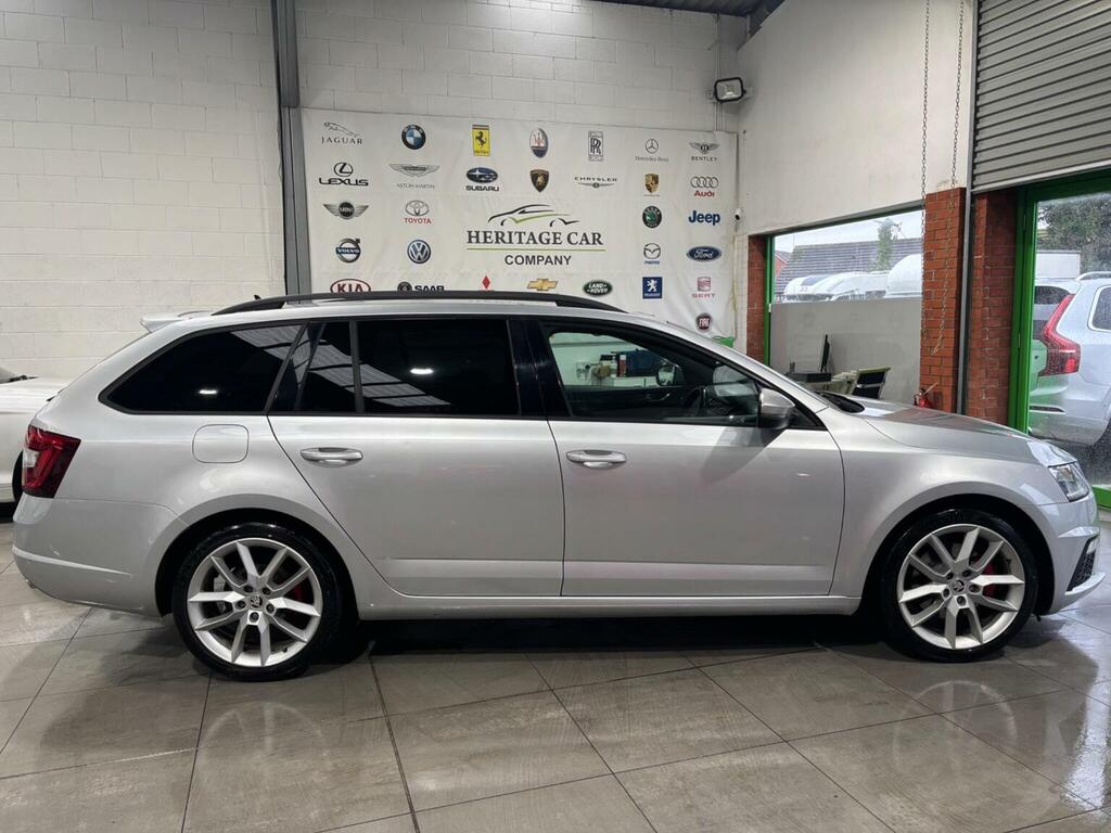 Skoda Octavia Estate 2.0 Tdi Vrs Dsg 4Wd Euro 6 Ss 2018 Silver #4