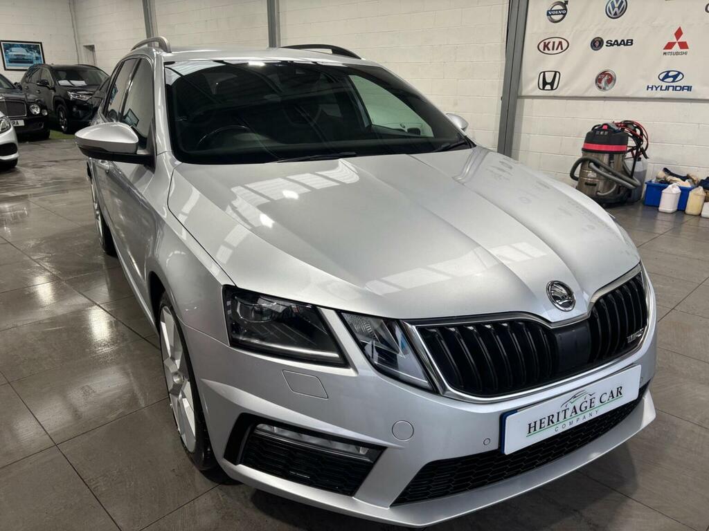Skoda Octavia Estate 2.0 Tdi Vrs Dsg 4Wd Euro 6 Ss 2018 Silver #2