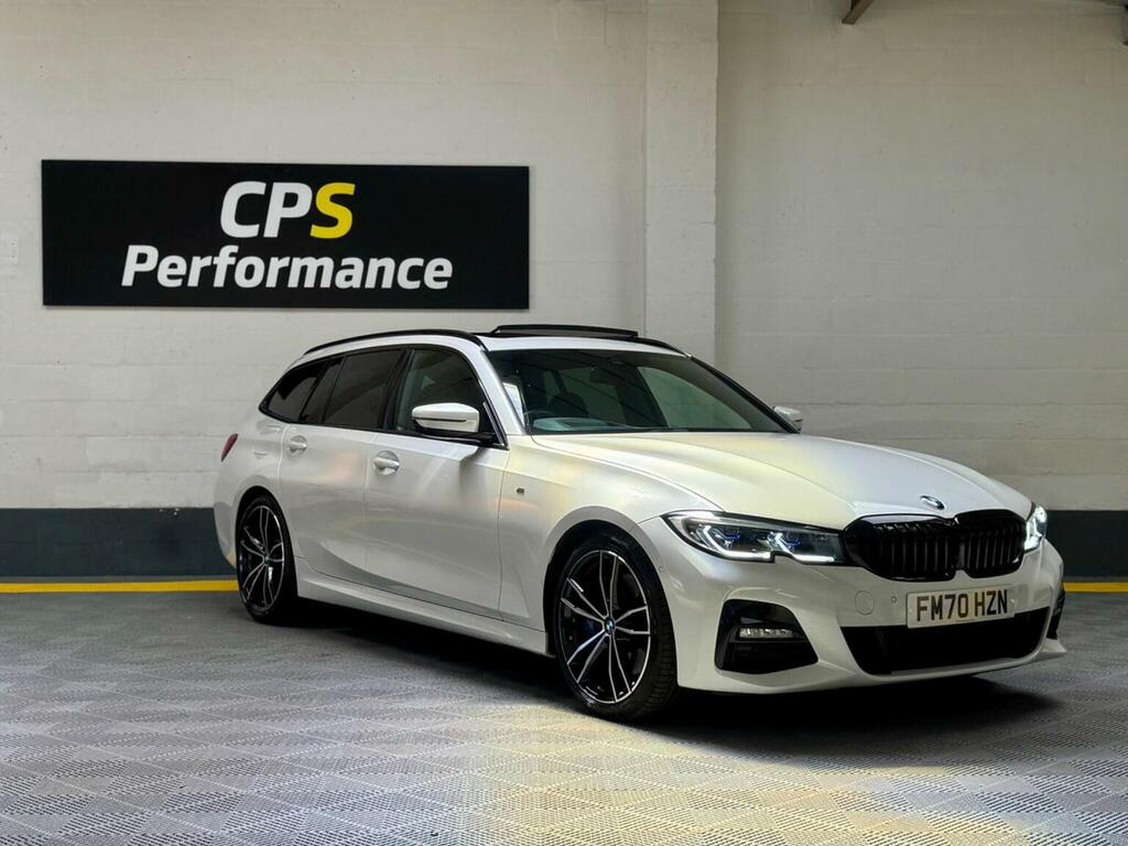 BMW 3 Series 2.0 330I M Sport Touring Euro 6 S S FM70HZN White #2
