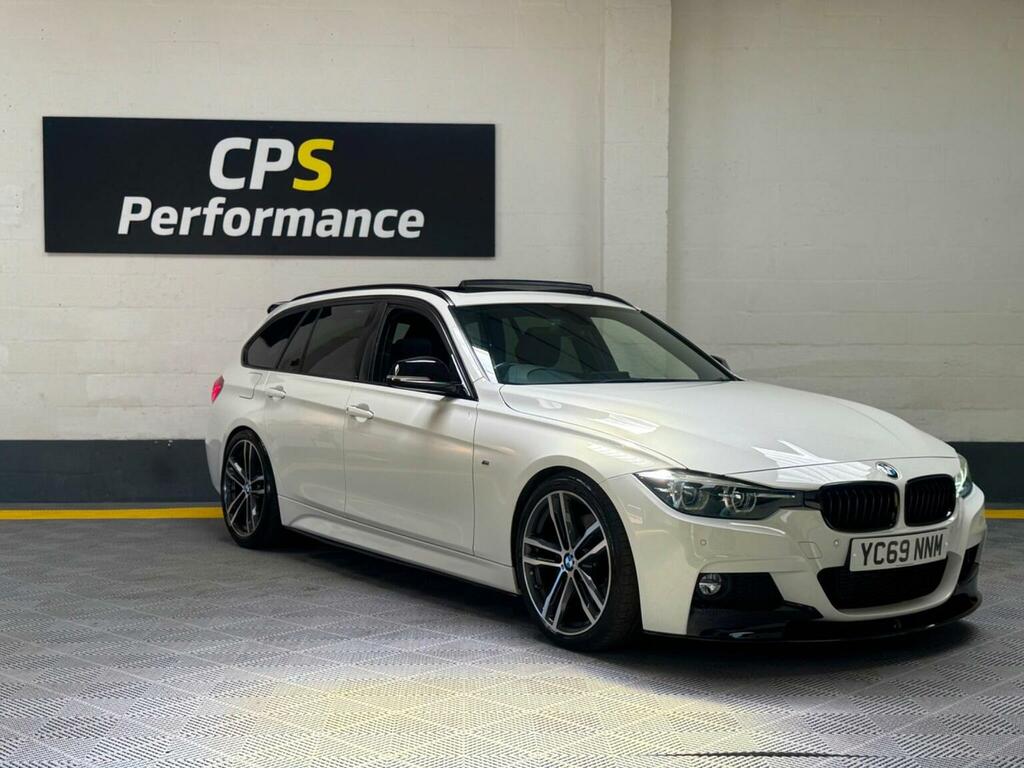 BMW 3 Series 2.0 320D M Sport Shadow Edition Touring Xdriv YC69NNM White #2