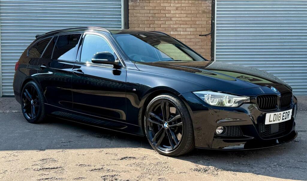BMW 3 Series 3.0 340I M Sport Shadow Edition Touring Euro Black #2