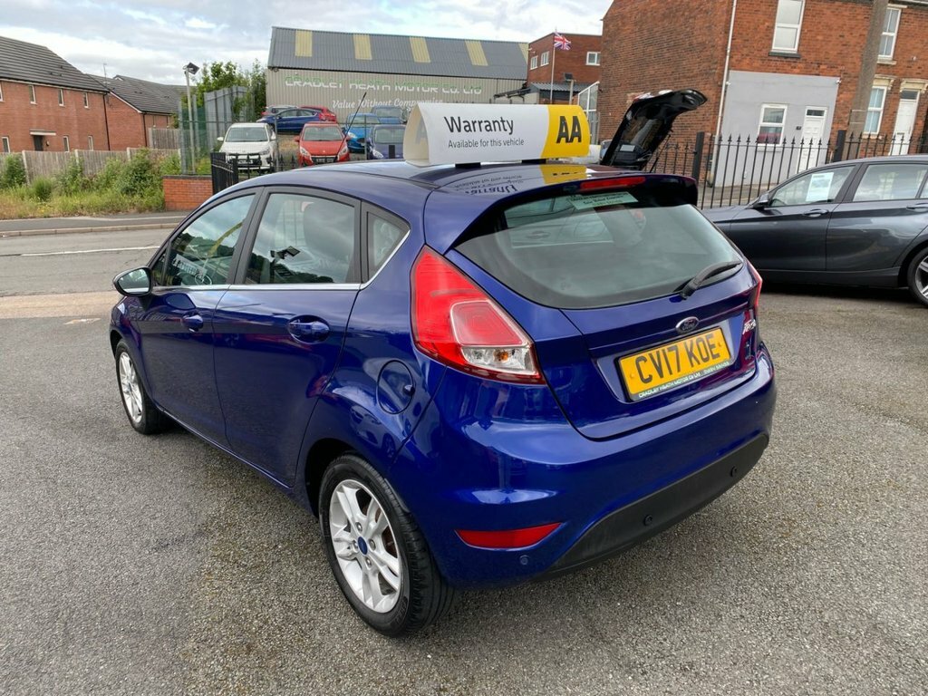 Ford Fiesta Hatchback CV17KOE Blue #4