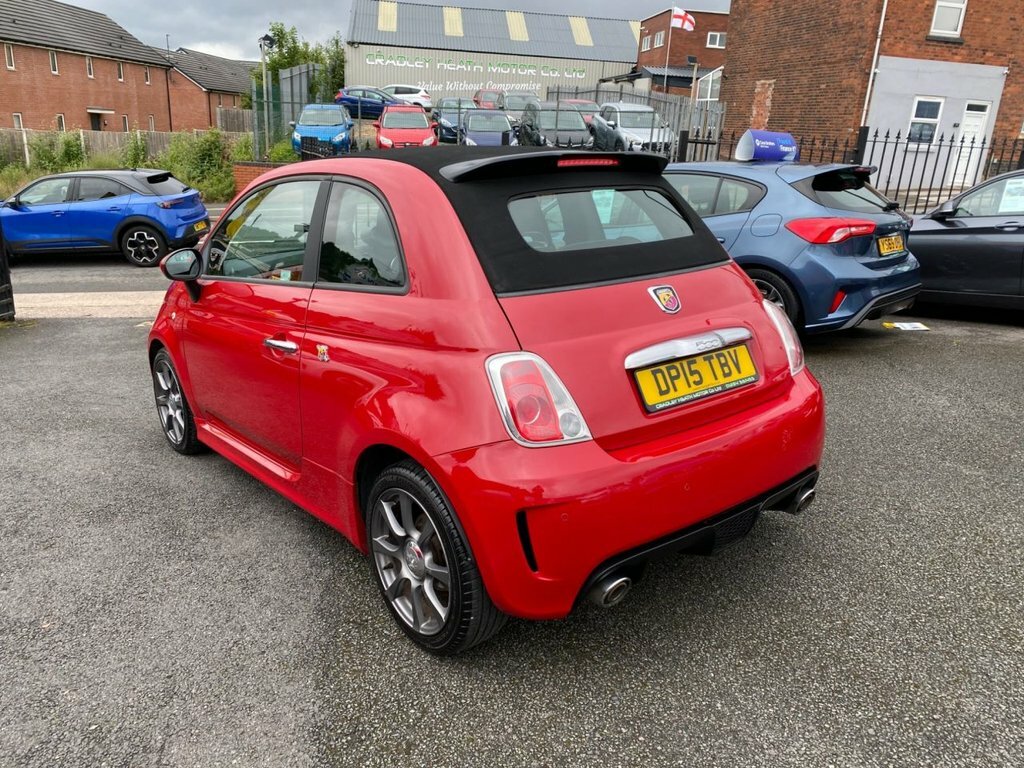 Abarth 595 Convertible Red #5