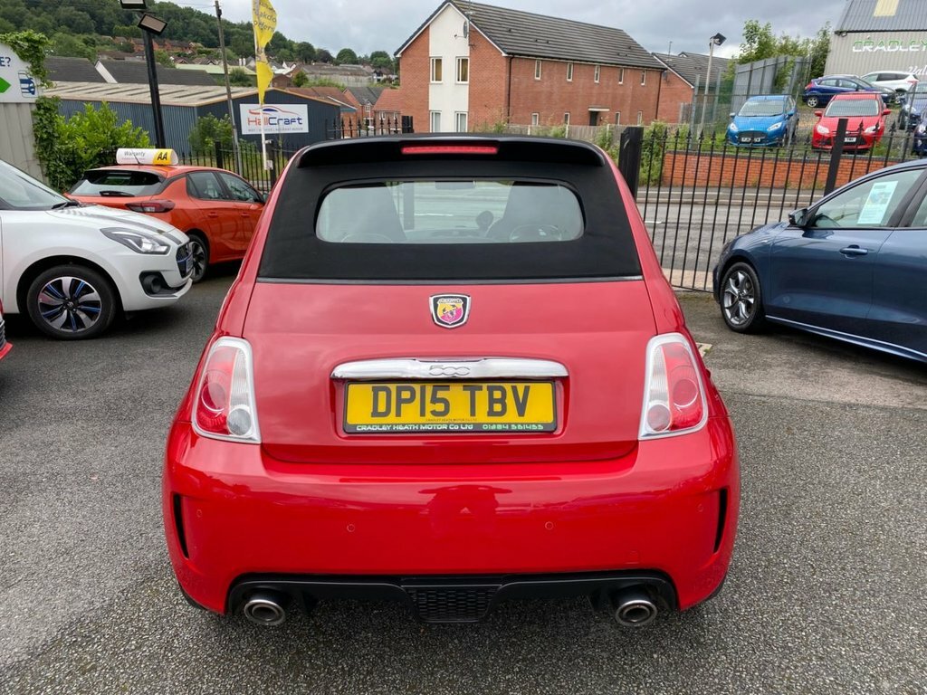 Abarth 595 Convertible Red #6