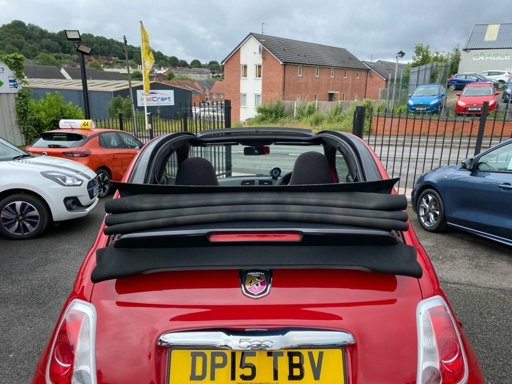 Abarth 595 Convertible Red #4