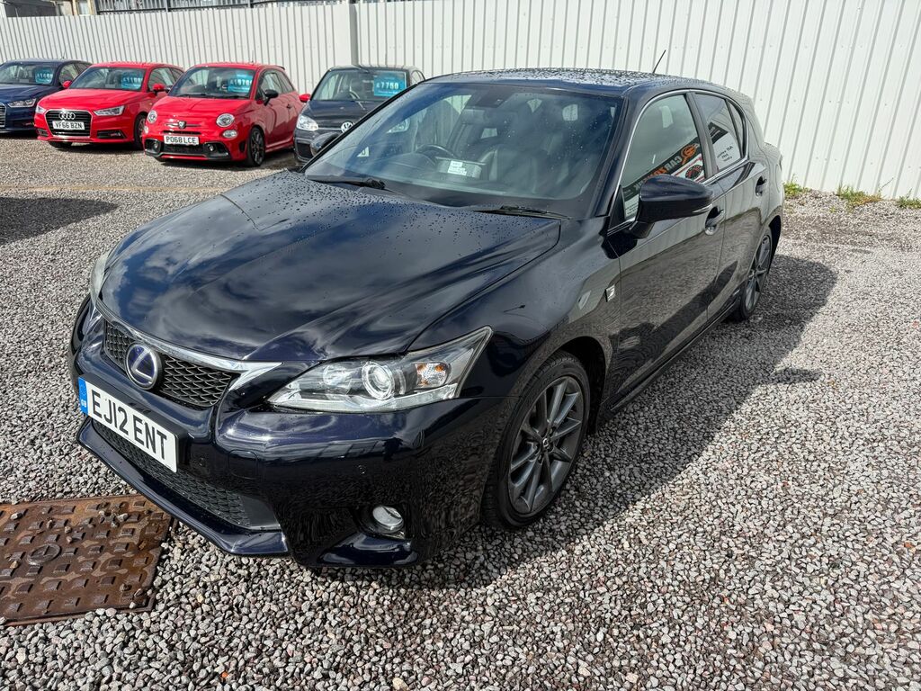Lexus CT 1.8 200H F Sport Cvt Euro 5 Ss EJ12ENT Black #4