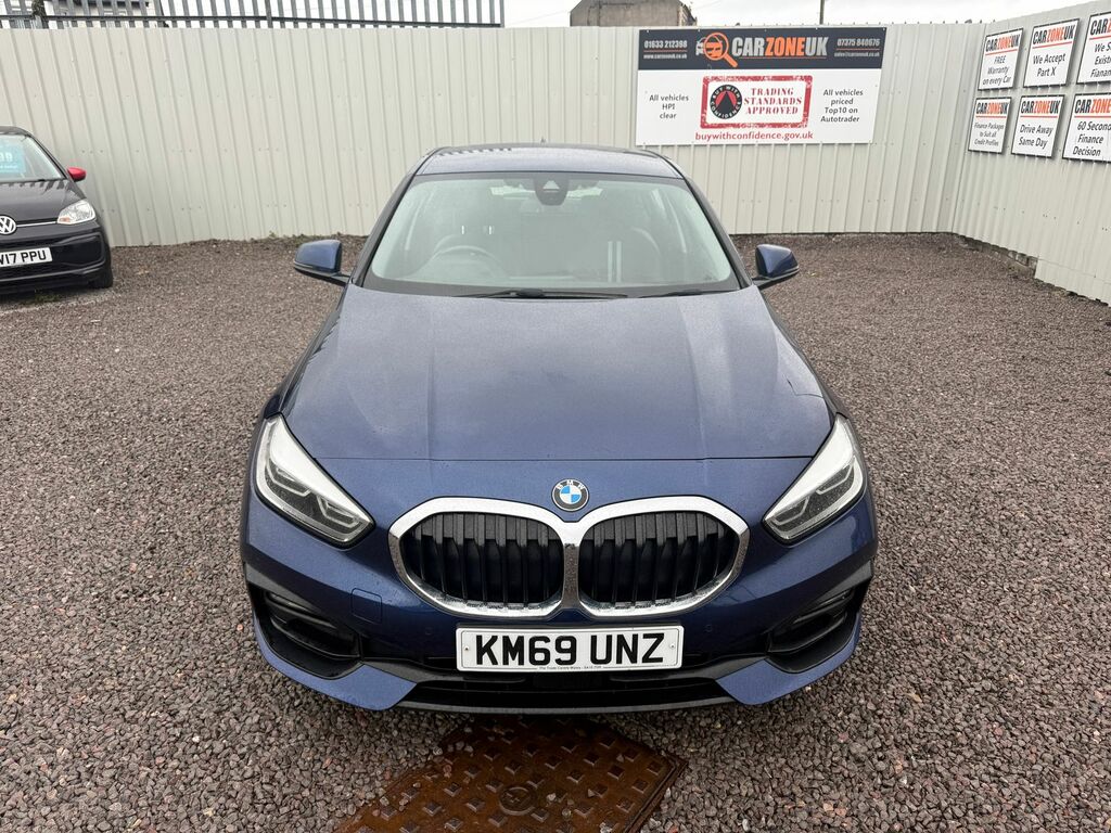 BMW 1 Series 1 Series Hatchback KM69UNZ Blue #3