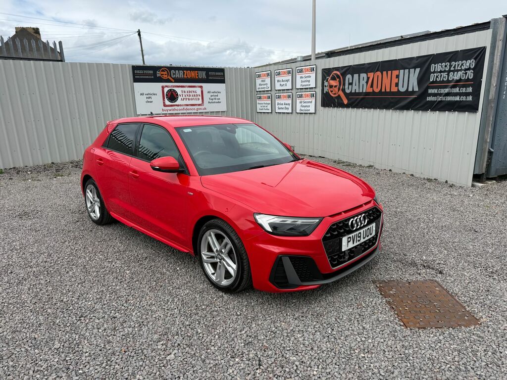 Audi A1 1.0 Tfsi 30 S Line Sportback Eur HR09ETS Red #2