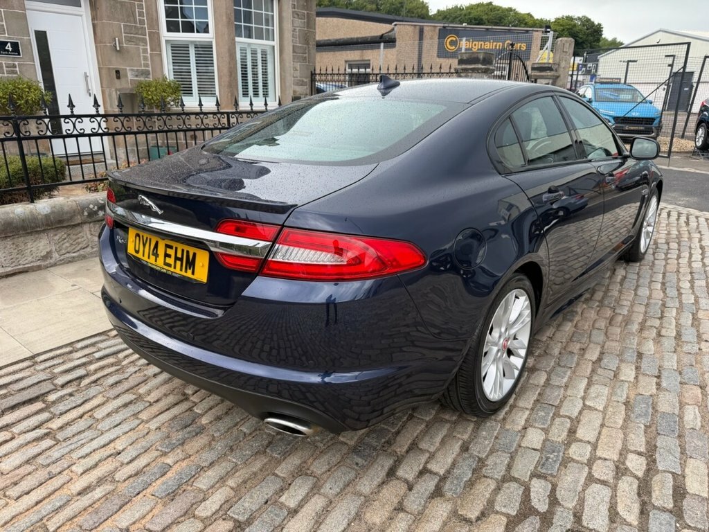 Jaguar XF Saloon Blue #6