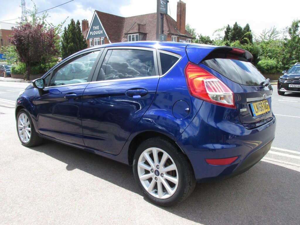 Ford Fiesta 1.0T Ecoboost Titanium Euro 6 Ss LN66XDF Blue #4