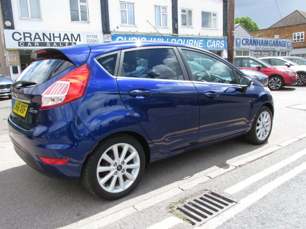 Ford Fiesta 1.0T Ecoboost Titanium Euro 6 Ss LN66XDF Blue #6