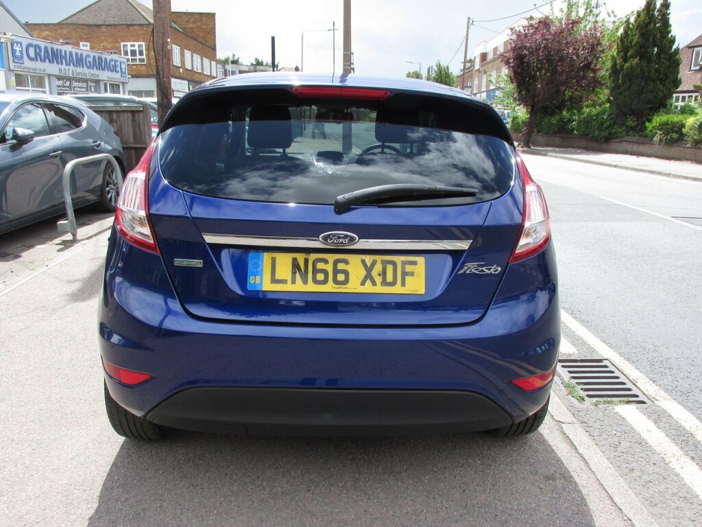 Ford Fiesta 1.0T Ecoboost Titanium Euro 6 Ss LN66XDF Blue #5