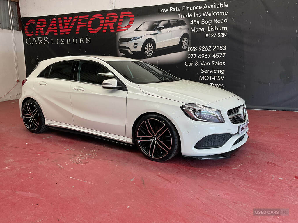 Mercedes-Benz A Class A180 Amg Line Premium White #2