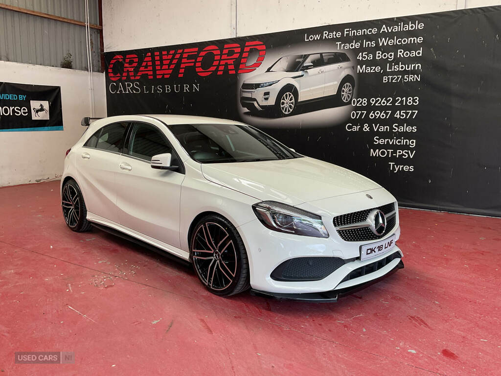 Mercedes-Benz A Class A180 Amg Line Premium White