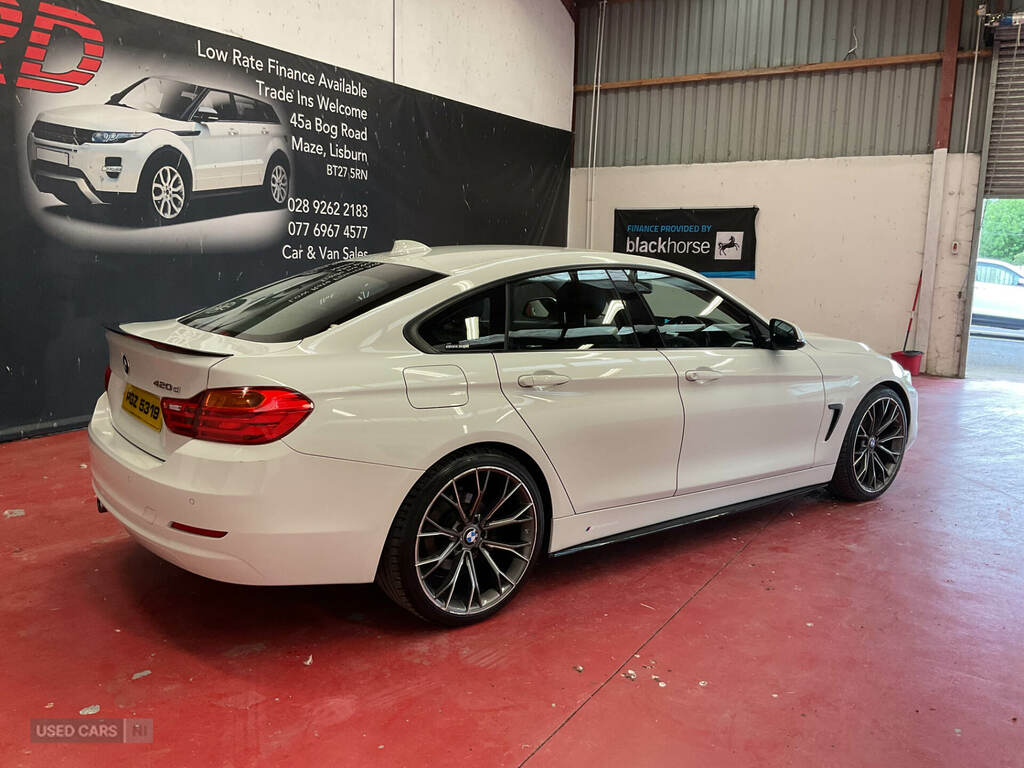 BMW 4 Series 420D 190 Se Business Media White #3