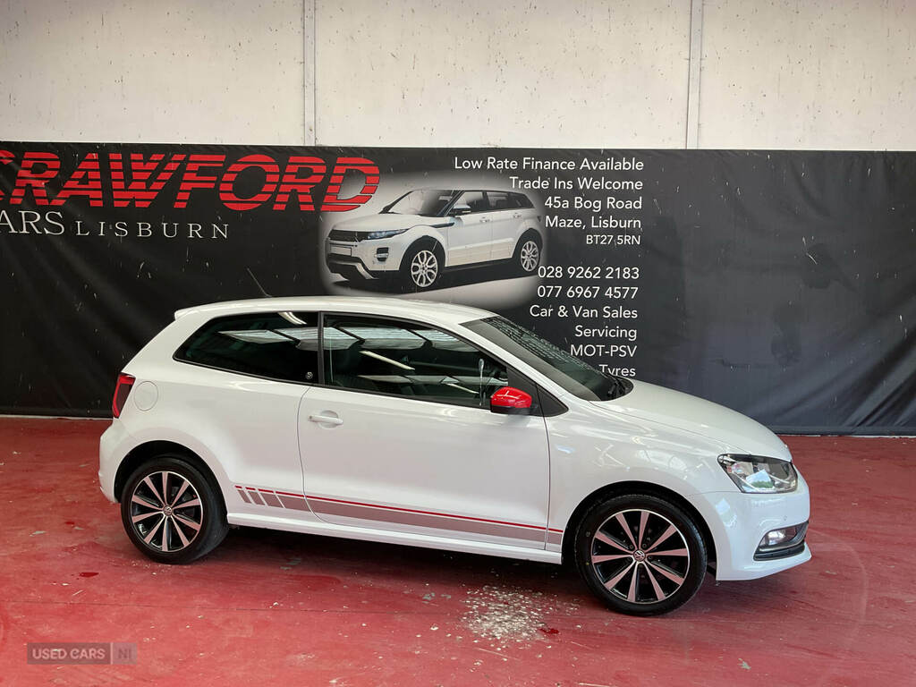 Volkswagen Polo 1.2 Tsi Beats ML67OEC White #2