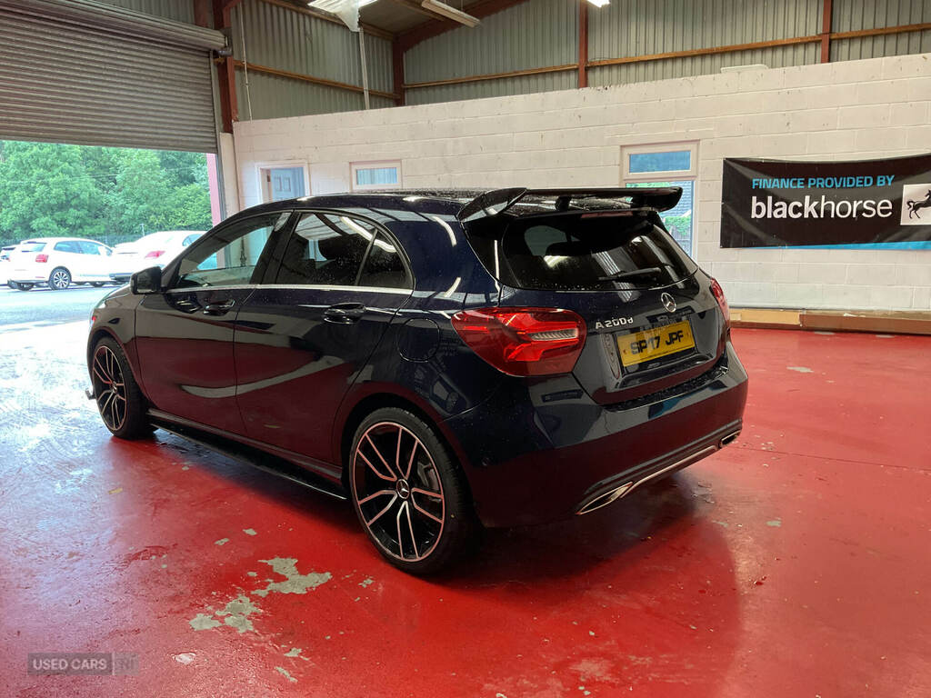 Mercedes-Benz A Class A200d Sport Premium Blue #4