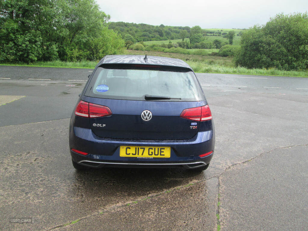 Volkswagen Golf 1.6 Tdi Se Nav CJ17GUE Blue #4