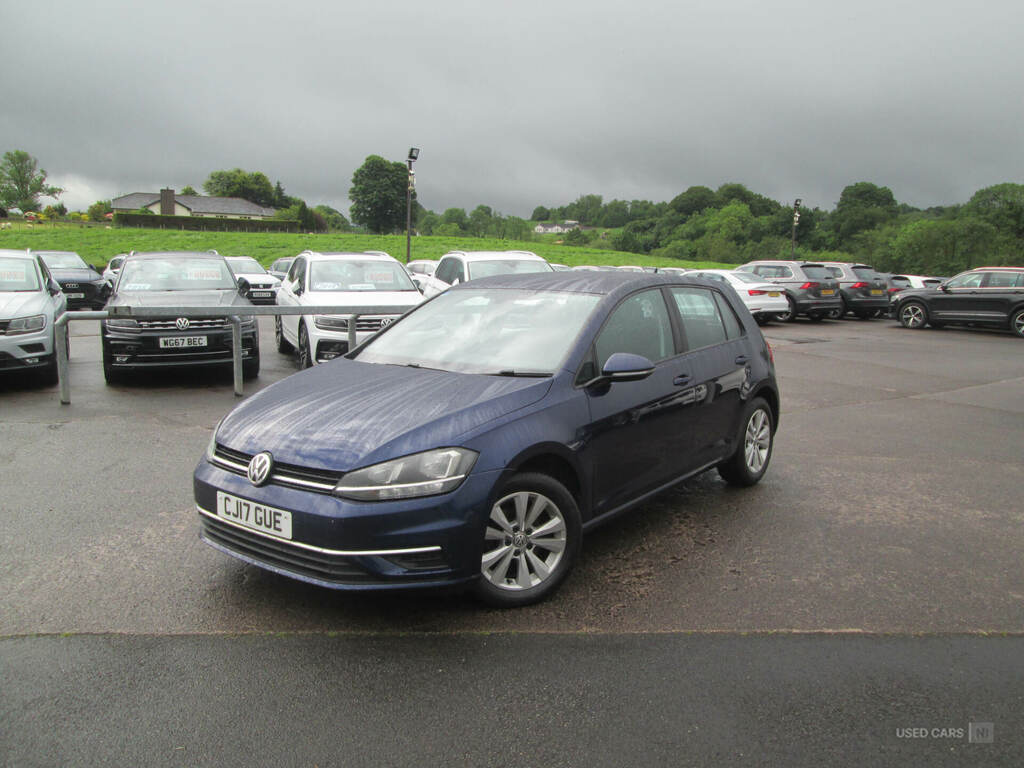 Volkswagen Golf 1.6 Tdi Se Nav CJ17GUE Blue #2