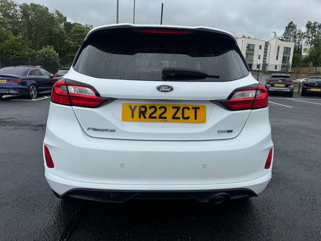 Ford Fiesta 1L St-line YR22ZCT White #4