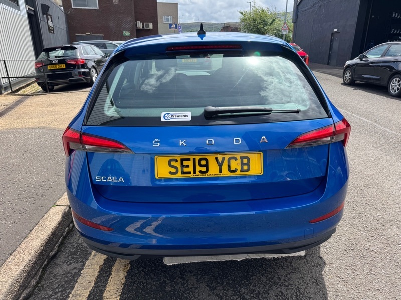 Skoda Scala 1.0 Tsi 12V 115Bhp SE19YCB Blue #3