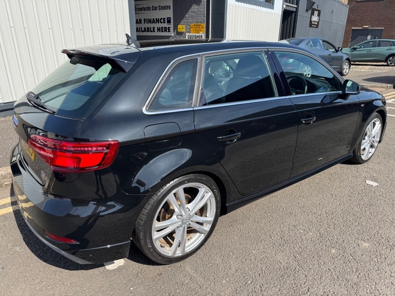 Audi A3 2.0 Tdi S Line Nav 148 Bhp White #8