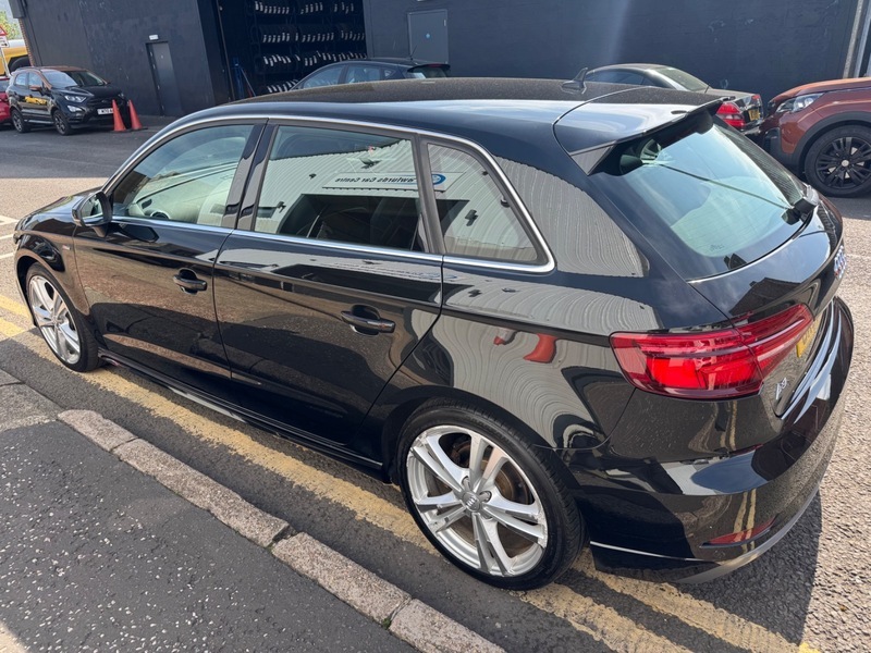 Audi A3 2.0 Tdi S Line Nav 148 Bhp White #9