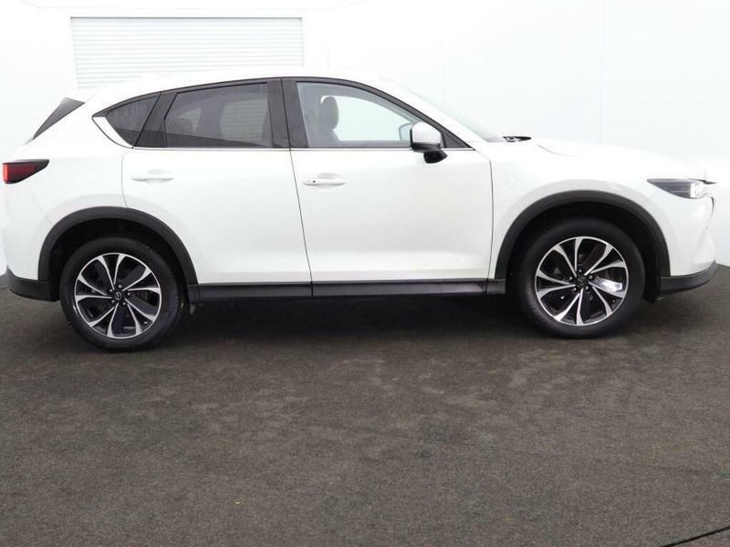 Mazda CX-5 2.0 E-skyactiv G Mhev Exclusive-line White #3