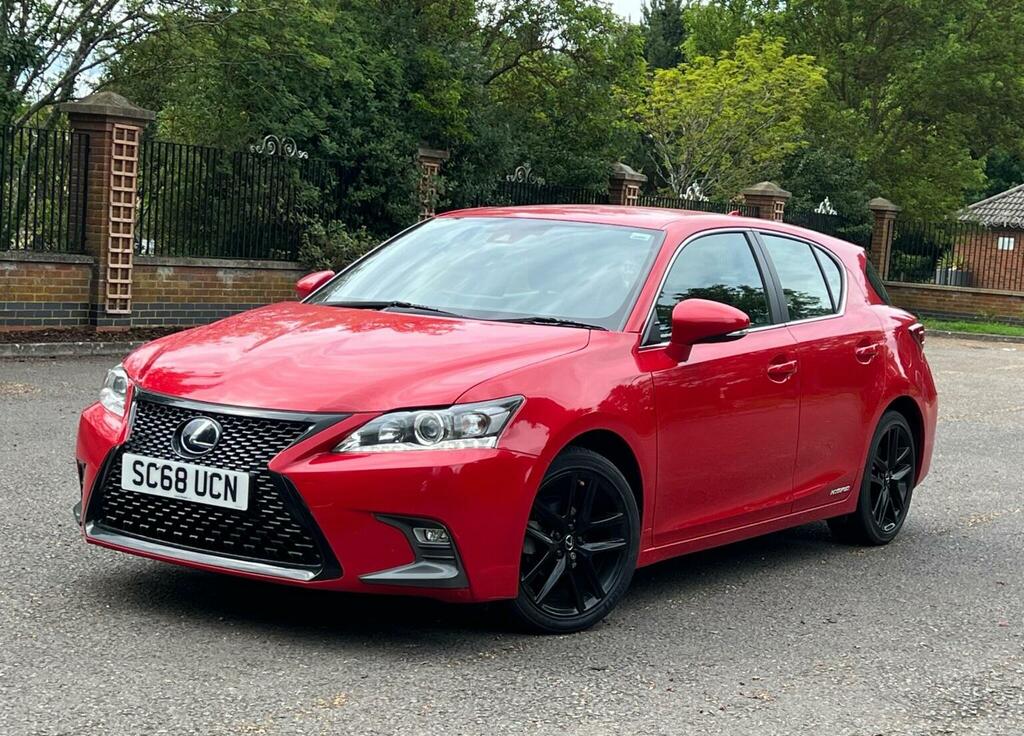 Lexus CT Hatchback 1.8 200H E-cvt Euro 6 Ss 201868 SC68UCN Red #4