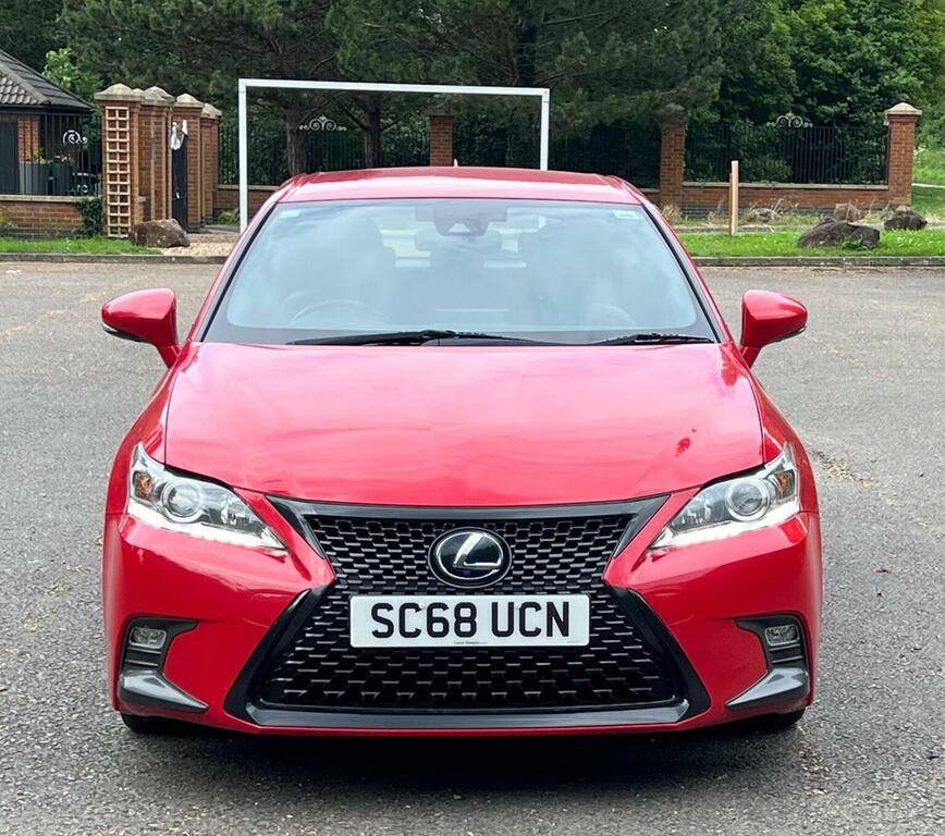 Lexus CT Hatchback 1.8 200H E-cvt Euro 6 Ss 201868 SC68UCN Red #2