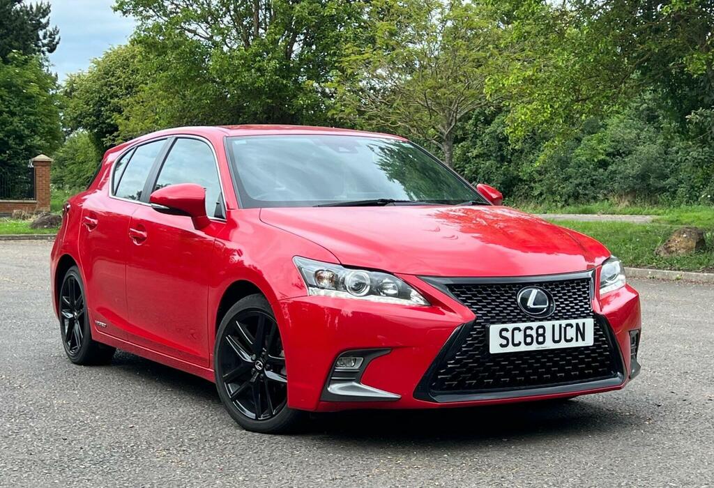 Lexus CT Hatchback 1.8 200H E-cvt Euro 6 Ss 201868 Red