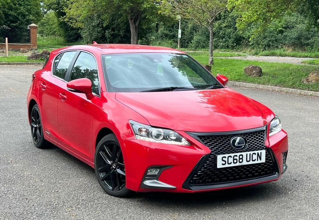Lexus CT Hatchback 1.8 200H E-cvt Euro 6 Ss 201868 SC68UCN Red #5