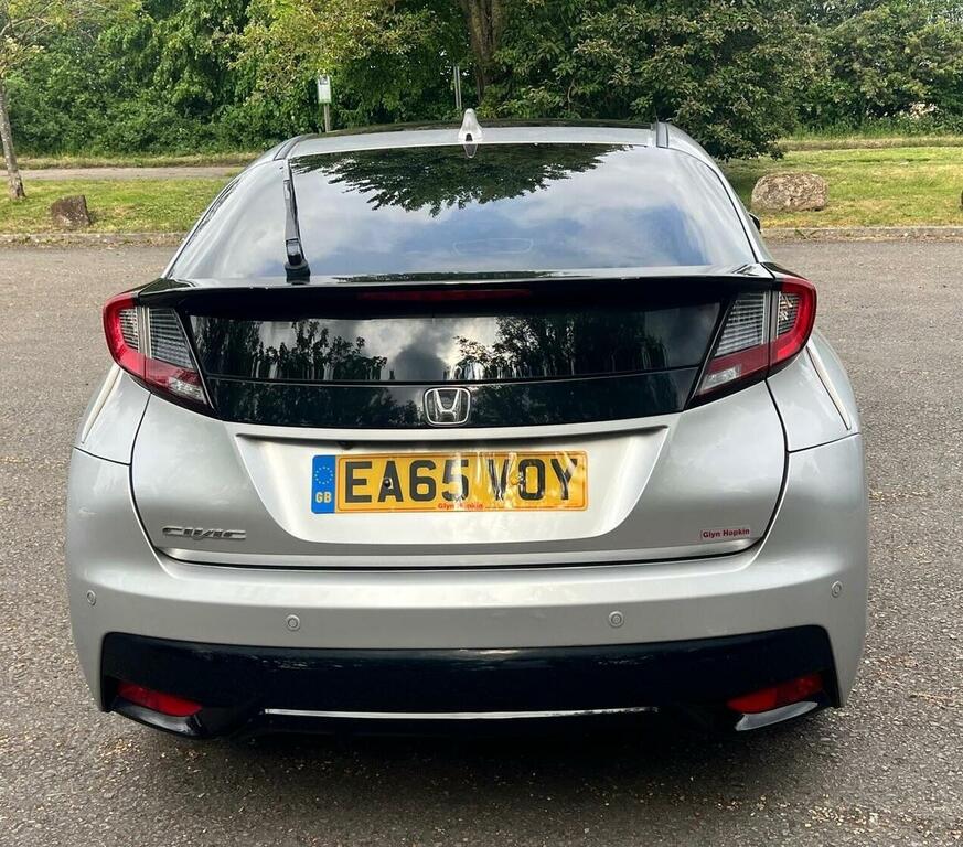 Honda Civic Hatchback 1.8 I-vtec Sr Euro 6 201565 EA65VOY Silver #6