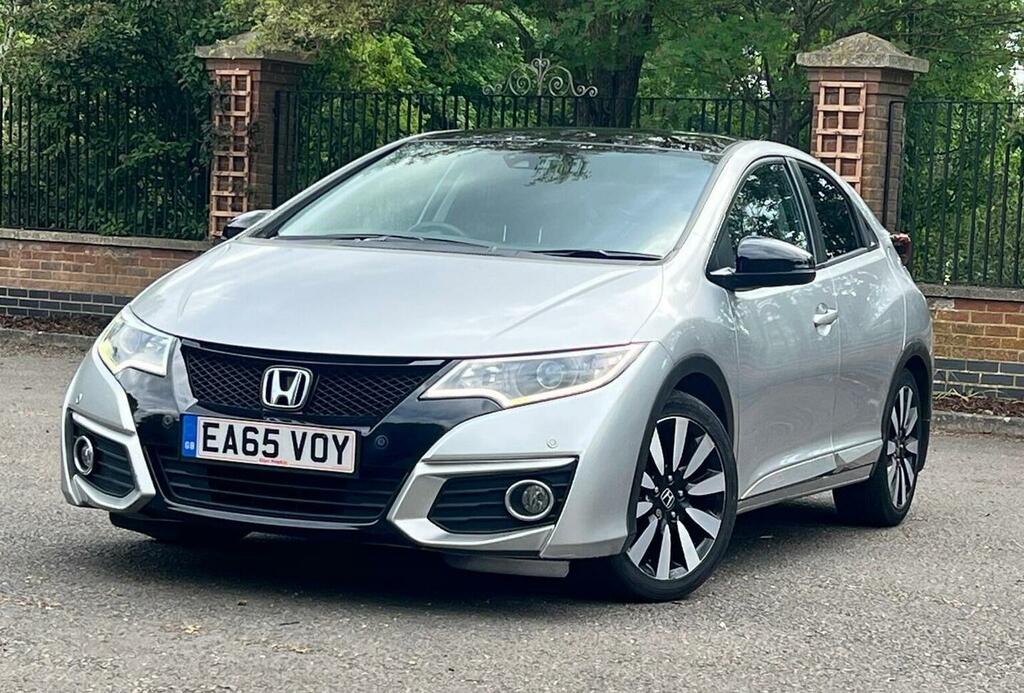 Honda Civic Hatchback 1.8 I-vtec Sr Euro 6 201565 EA65VOY Silver #4