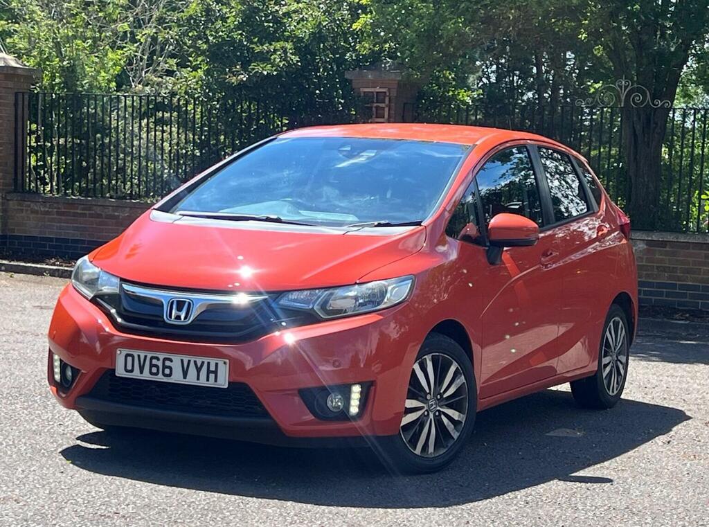 Honda Jazz Hatchback 1.3 I-vtec Ex Euro 6 Ss 201666 OV66VYH Orange #4