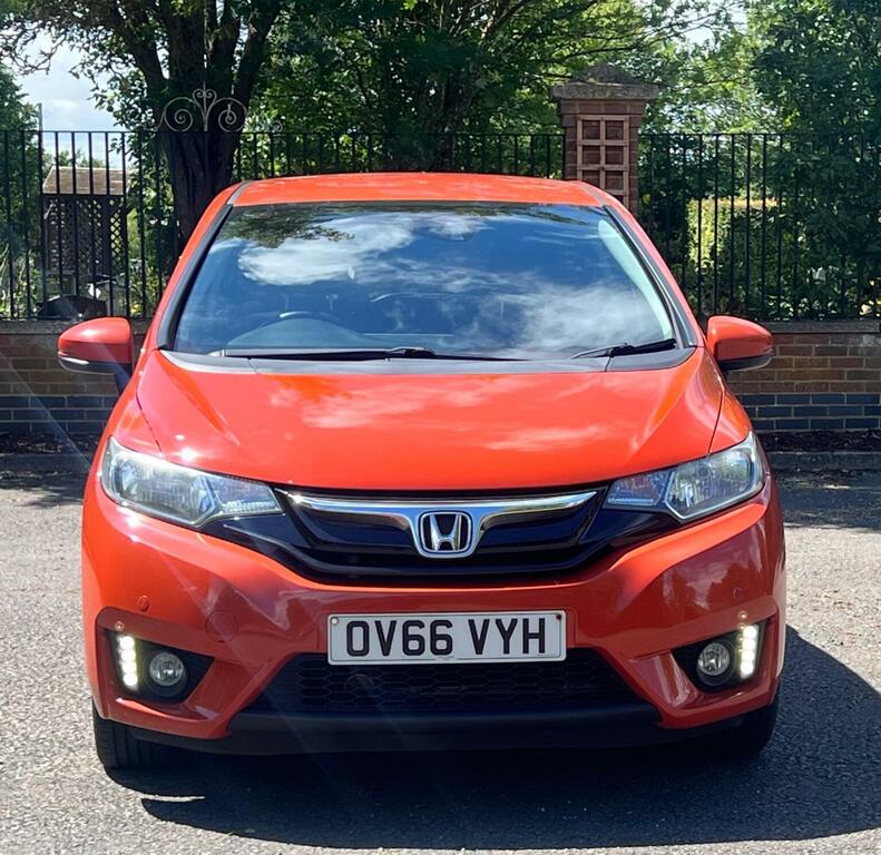 Honda Jazz Hatchback 1.3 I-vtec Ex Euro 6 Ss 201666 OV66VYH Orange #2