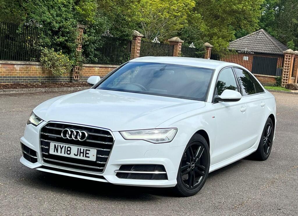 Audi A6 Saloon 2.0 Tfsi S Line S Tronic Quattro Euro 6 Ss White #3
