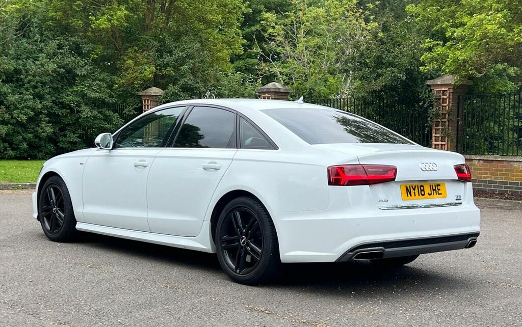 Audi A6 Saloon 2.0 Tfsi S Line S Tronic Quattro Euro 6 Ss White #4