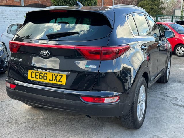 Kia Sportage 2016 1.6 Gdi 2 Euro 6 Ss CE66JXZ Black #4