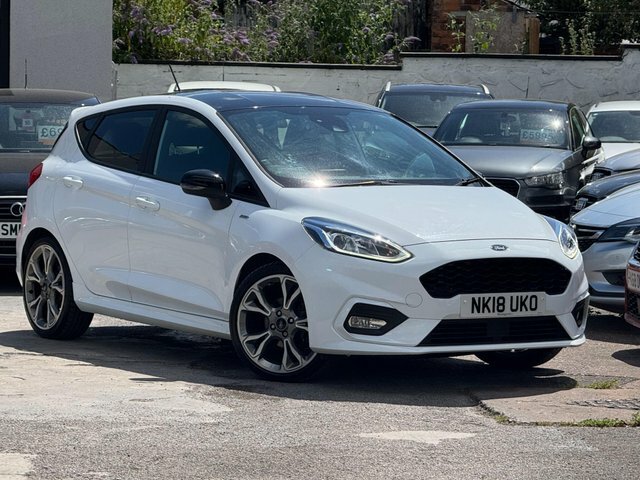 Ford Fiesta 2018 1.0T Ecoboost St-line X Euro 6 Ss White