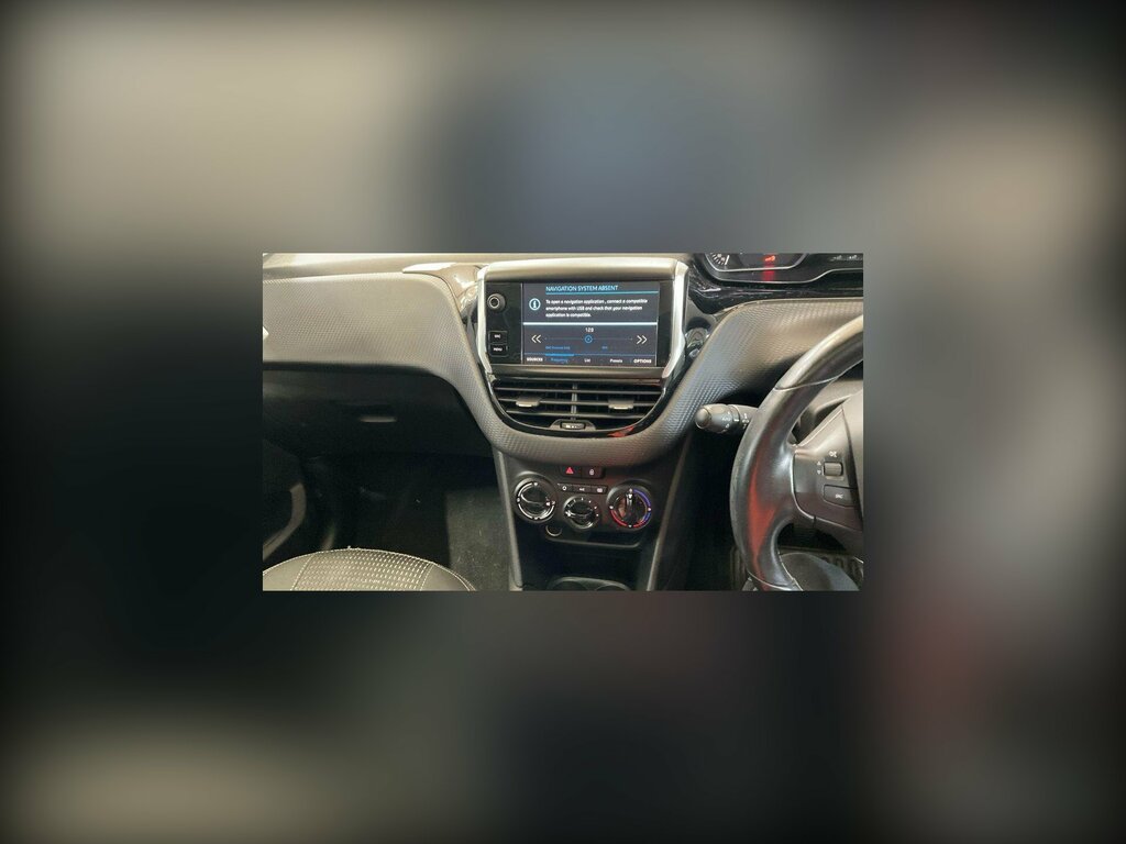 Peugeot 208 Hatchback Black #3