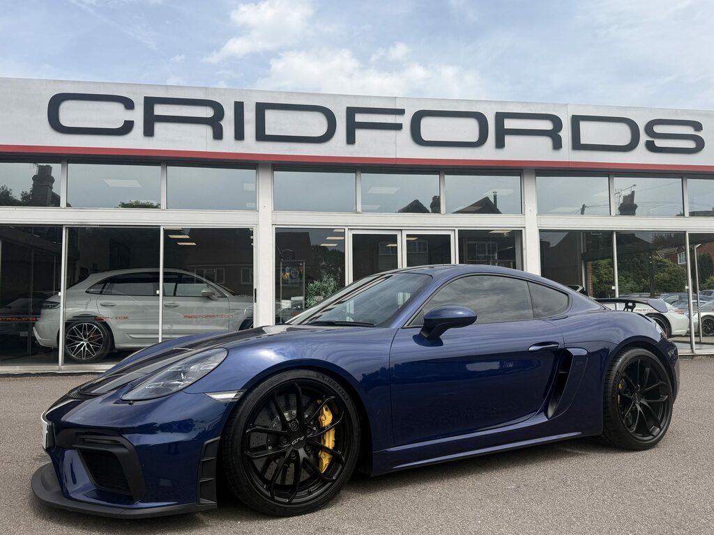 Porsche 718 Cayman Gt4 Blue